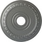 Ekena Millwork Munich Ceiling Medallion (Fits Canopies up to 5 5/8"), 17 1/2"OD x 3 5/8"ID x 1"P, Silver CM17MUSLS - alternate 1